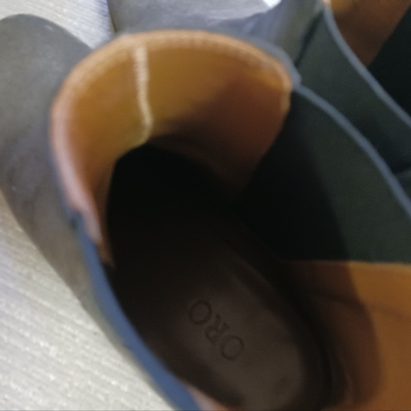 ORO LOS ANGELES brown Alpaca Suede Plain Chelsea Boots Chelsea Boots 11 - Picture 9 of 12